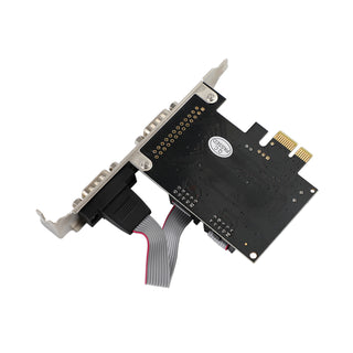 PCIE To 2-Port Dual RS232 Serial PCI-E Extender Board Adapter Card WCH382 Chip