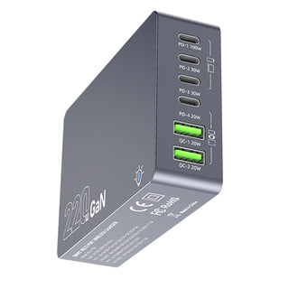 F8A Desktop Charging Station USB 6-Port Fast Charger PD100W Smart Charger US
