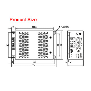 Battery Charger BAC06A 12V Controller BAC06A-12V For Samartgen Generator