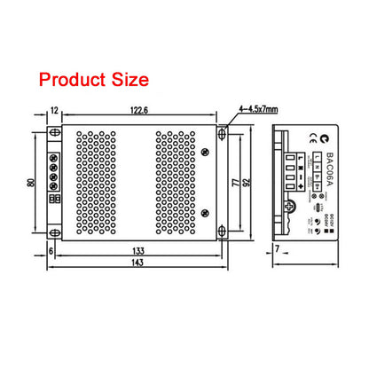 BAC06A 12V Battery Charger BAC06A-12V Controller For Smartgen Generator Generic