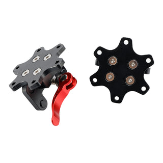 70mm Steering Wheel Quick Release Hub Adapter For Thrustmaster/Logitech Black
