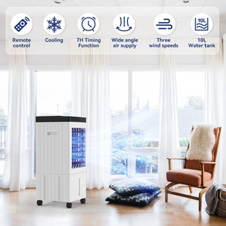 Portable 10L Evaporative Air Conditioner 3-IN-1 Evaporative Cooler