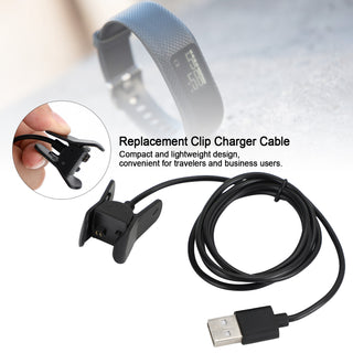 1m USB Charger Replacement Charging Cable Clip For vivosmart 3 Smart Bracelet