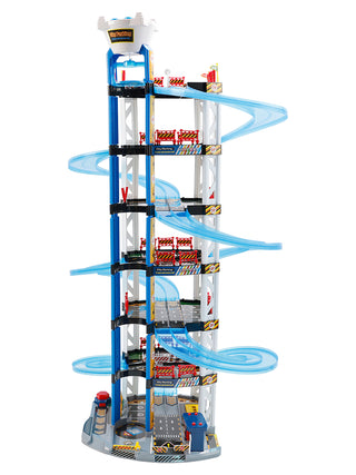 Intelligent Electric City Seven Floor Track Parking Lot Toy With 4 Cars For Kid Toy