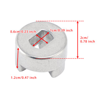 WP2220457 Refrigerator Ice Crusher Coupler + WP2220458 Coupling
