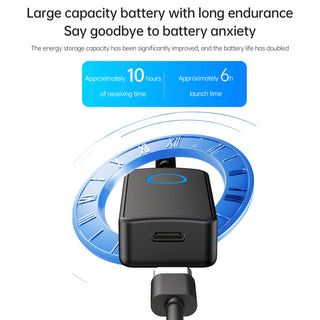 Bluetooth 5.4 Receiver Transmitter 2-in-1 3.5mm Wireless Audio Adapter