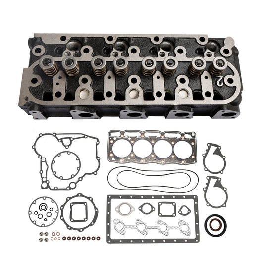 Kubota V1505 V1505T V1505E V1505D Complete Cylinder Head Assy+Gasket Kit 1G091-03044 Generic