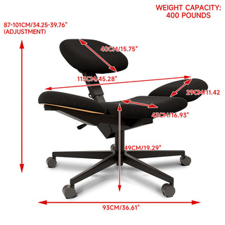 Multifunctional Transformable Meditation & Office Chair for Improved Posture