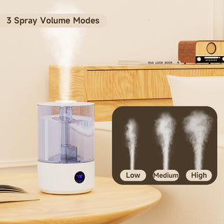 Humidifiers for Bedroom Large Room Home,(7.8L) Cool Mist Top Fill Essential Oil Diffuser for Baby & Plants&Pet, Large capacity dual mist outlet With UV sterilization