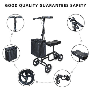 Foldable All-Terrain Knee Walker — Move Freely During Recovery