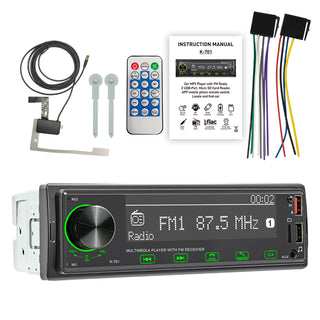 2.5D touch screen 1DIN Bluetooth Stereo Radio FM Car MP3 Player Remote Control