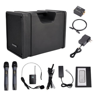 CX-10 Portable Megaphone Wireless Portable PA Speaker System FM Loudspeaker