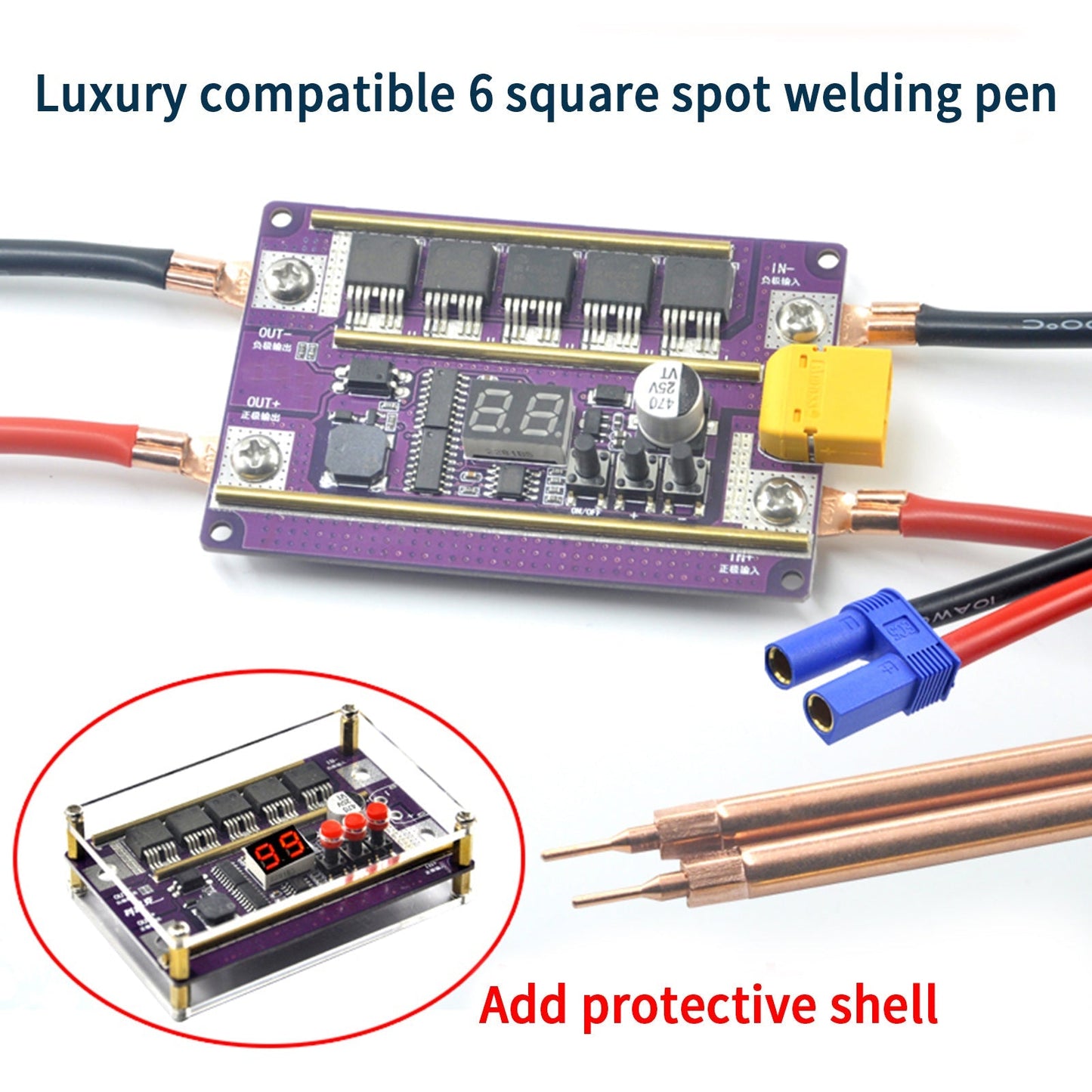 Spot Welder Kit 99 Gears Of Adjustable Mini Spots Welding Machine Control Board Generic