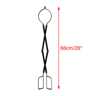 26 Inch Firewood Tongs Firewood Handling Tool Camping Fireplace