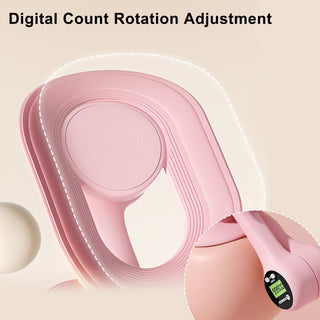 Home Fitness Equipment for Hip Arm shaping equipment Thigh Trainer Inner Thigh Exerciserfor Women Leg 360°Adjustable Pelvic Floor Muscle Trainer with LED Display