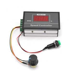 Areyourshop DC6-60V 12V 24V 36V 48V 30A PWM DC Motor Speed Controller Start Stop Switch