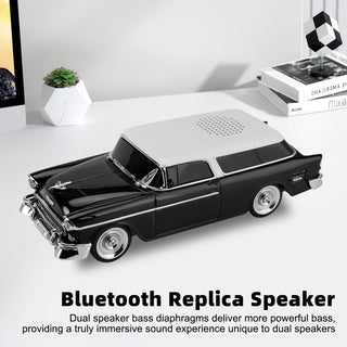 WS-1955 Bluetooth Replica Speaker Retro Speaker Car Design HD Sound TWS FM Radio