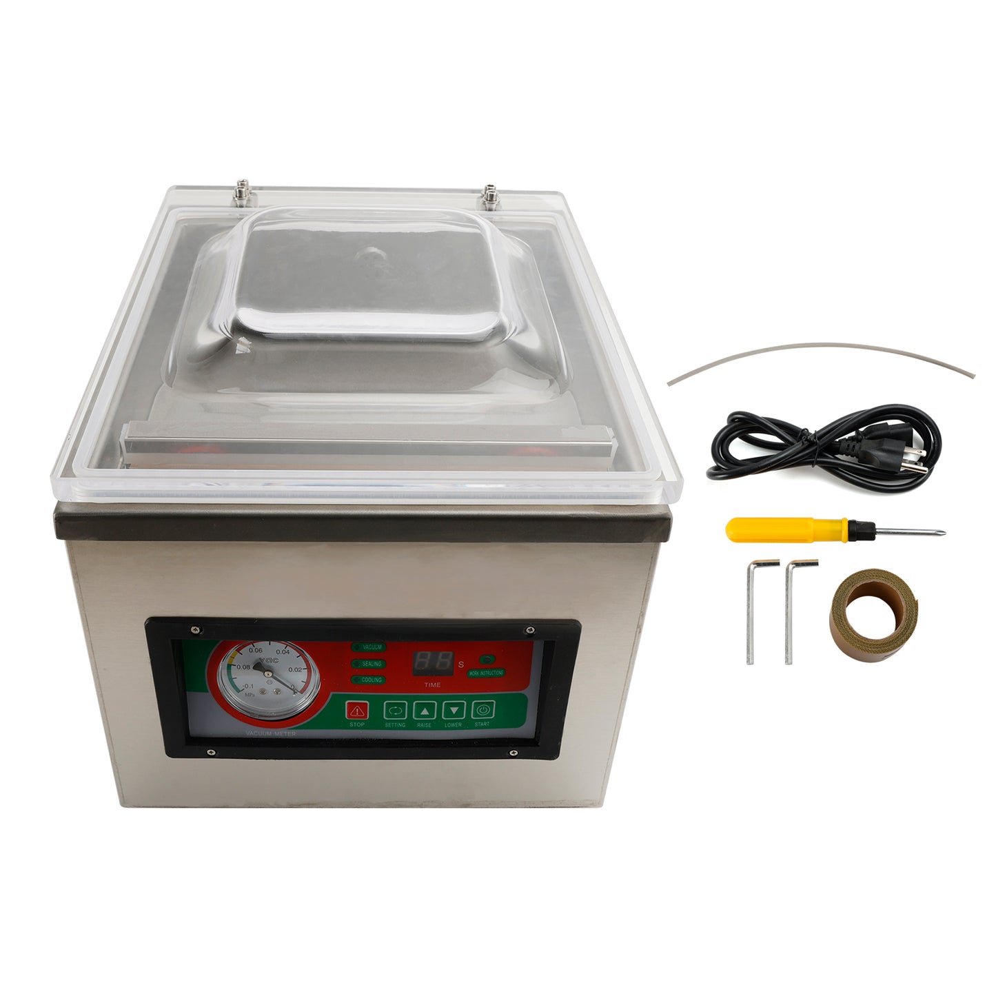 Automatic DZ-260C Chamber Vacuum Sealing Packing Machine Commercial Vacuum Sealer 110V