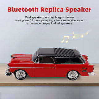 WS-1955 Bluetooth Replica Speaker Retro Speaker Car Design HD Sound TWS FM Radio