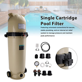 EC-160317 Cartridge Pool Filter Pump 150 GPM For Pentair Clean&Clear CC150 Pool