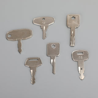 30 Ignition Key Heavy Construction Equipment Set For Volvo Cat Case JD Komatsu
