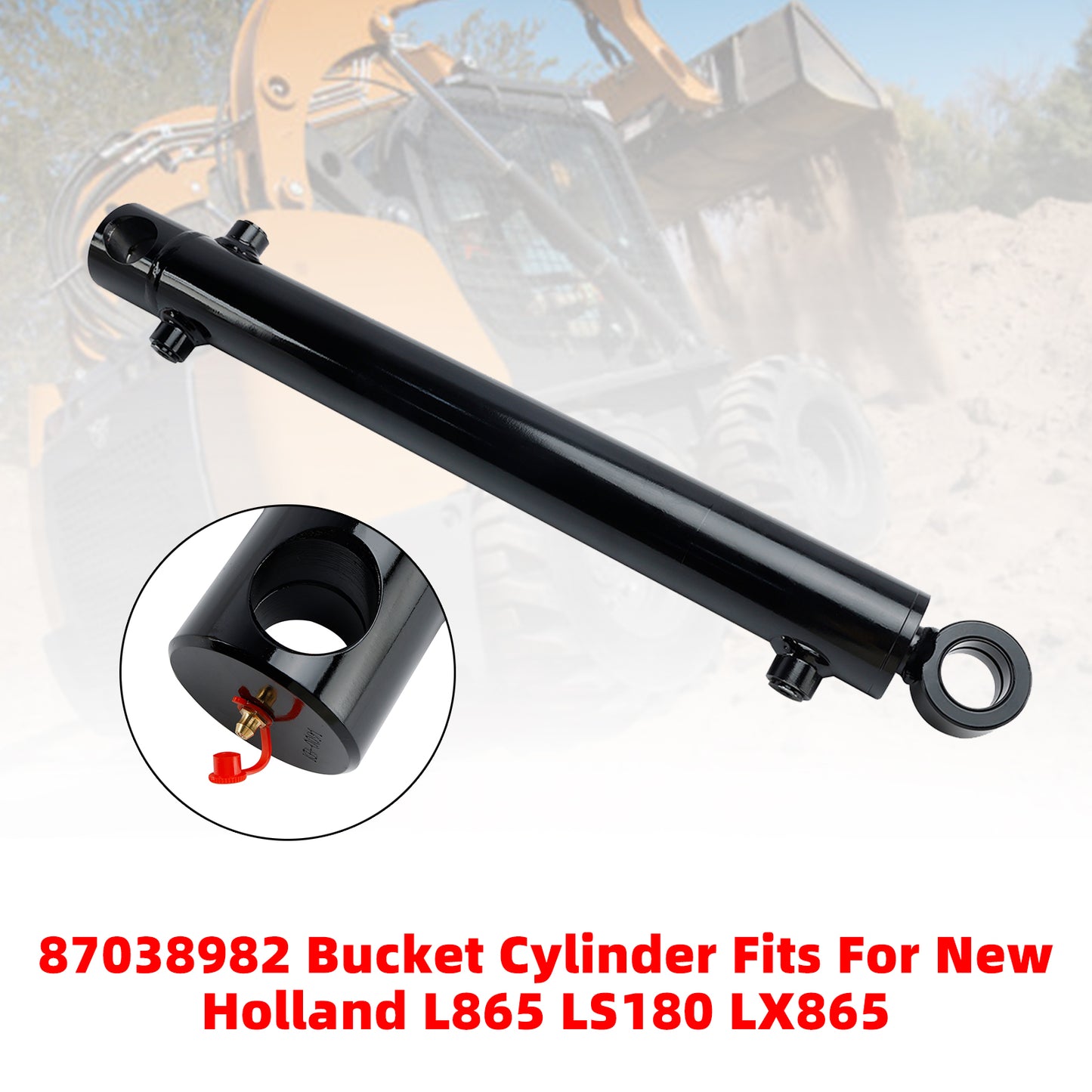 87038982 Bucket Cylinder Fits Ford/New Holland L865 LS180 LX865 Skid Steer