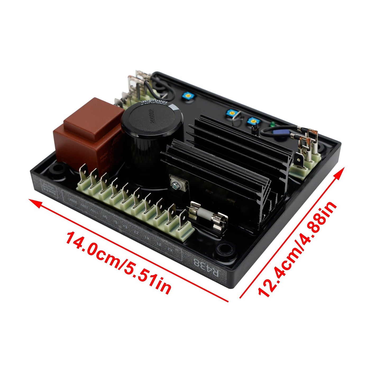 Automatic Voltage Regulator AVR R438 Compatible With Leroy Somer Generator Generic