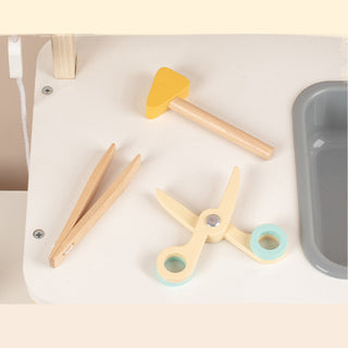 Kid Pretend Medical Clinic Stand Simulation Toy Set With 22 Accessories Ages 3+ US