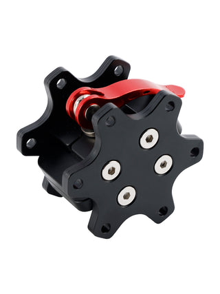 70mm Steering Wheel Quick Release Hub Adapter For Thrustmaster/Logitech Black