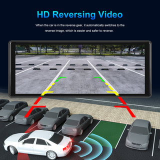 10.26" Bluetooth Car Navigation Carplay Wireless Car Radio Recorder AHD Camera