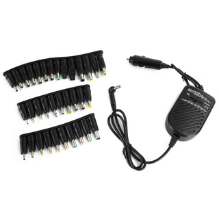 80W Car Laptop Notebook Charger Travel Adapter Universal 34 Tips Power Supply