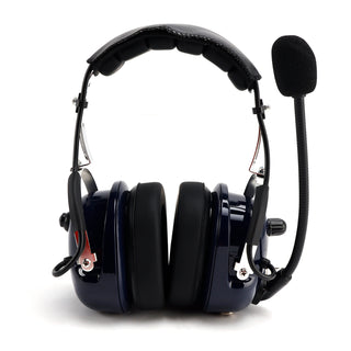 Pilot Noise-Cancelling Headset with 6.3/5.2mm GA Plugs Universal for Aircraft