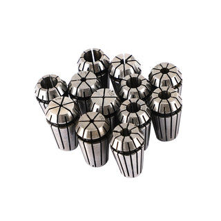 12Pcs ER16 Spring Collet 1/32"-3/8" For CNC Milling Lathe Tool Workholding