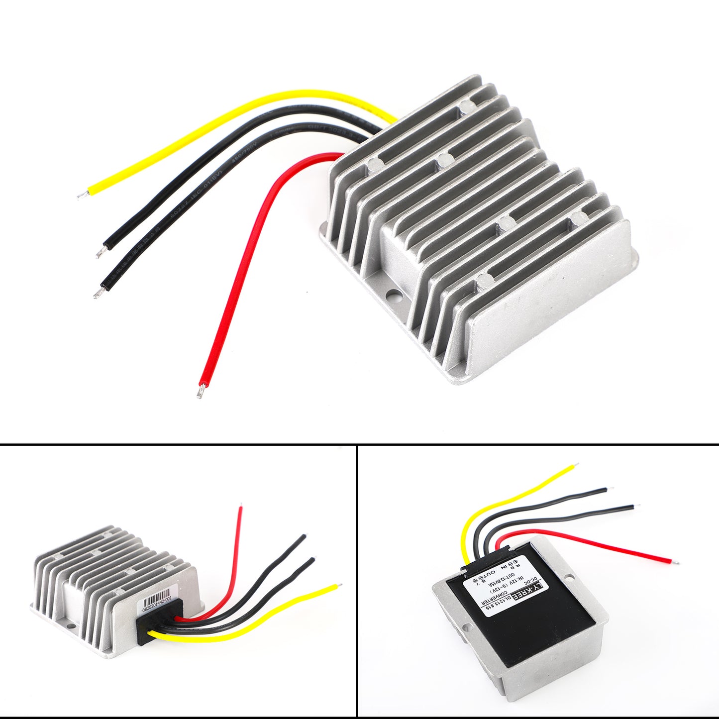 Waterproof DC/DC Converter Regulator 12V Step Up to 13.8V 15A 207W Generic