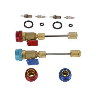 Automotive AC High & Low Valve Core Remover And Installer Tool Set