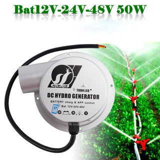 Water Flow Turbine Hydroelectric Generator Bat12V-24V-48V AC Power Generation
