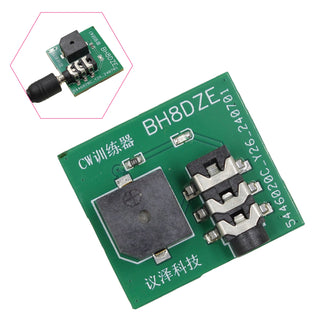 Morse Code Trainer Mini CW Trainer Hand Key Trainer Oscillator Button w Battery