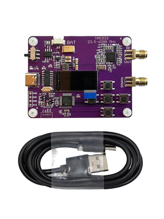 6GHz RF Signal Generator 23.5-6000MHz Keypad Version Oled Screen Display HMC833