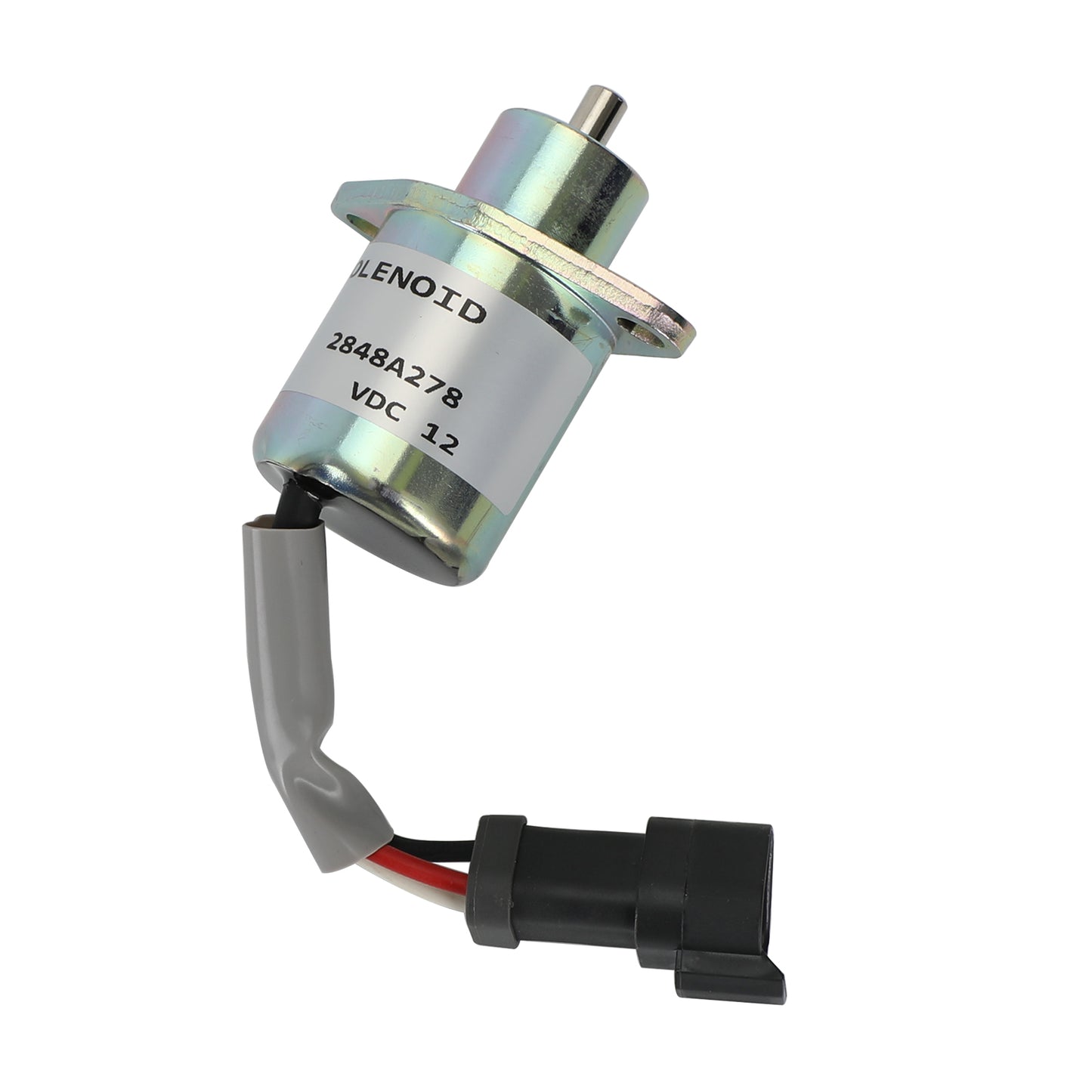 2848A278 Fuel Shutoff Solenoid For Caterpillar Skid Steer 246 216 226 Generic