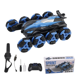 Gesture Sensing Remote Control Cars ransform Drift Off Road Vehicle for Boys Age 6-14 Year Old Cool 8 Wheels Hand Controlled rc Stunt Car Toys