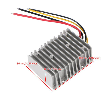 DC-DC 24V Step Up to 48V 10A 480W Car Power Supply Converter Regulator Waterproof Generic