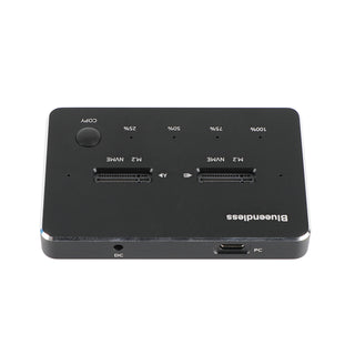 SSD Solid State Drive Enclosure usb 3.1 NVME+NVME 4TB Total Capacity Case