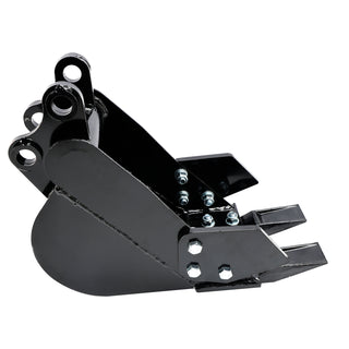 2-Teeth Trenching Bucket For Mini Excavator Attachment Narrow Rock Bucket 200mm