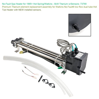 No-Fault Spa Heater Fit For Hot Spring For Watkins 1995+ 6kW Titanium w/Sensors- 73790