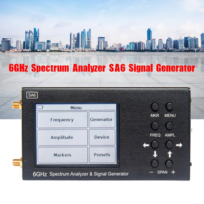 Spectrum Analyzer Signal Generator Wi-Fi 2G 4G LTE CDMA GSM GPRS SA6 6GHz Generic