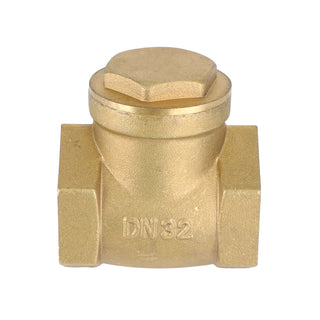 1-1/4" Brass Swing Check Valve NPT Threaded Plumbing Fitting