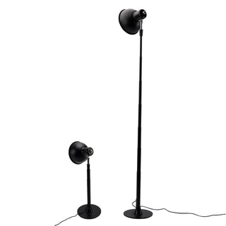 3 Colors Dimmable for Bedroom/Office-Walnut Adjustable LED Floor & Table Lamp