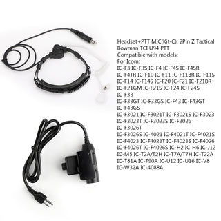 Adjustable Tactical Throat Mic 7.1mm Plug Headset + Free Combination PTT Wire
7.1mm Plug Adjustable Tactical Throat Mic Headset + Free Combination PTT Wire
Flexible Tactical Throat Mic 7.1mm Plug Headset + Free Combination PTT Wire