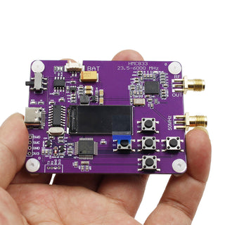 6GHz RF Signal Generator 23.5-6000MHz Keypad Version Oled Screen Display HMC833