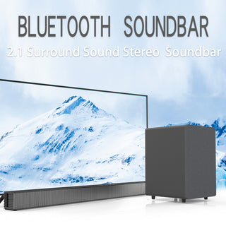 Bluetooth Subwoofer Audio Wireless Home Theater Soundbar Echo Wall Speaker